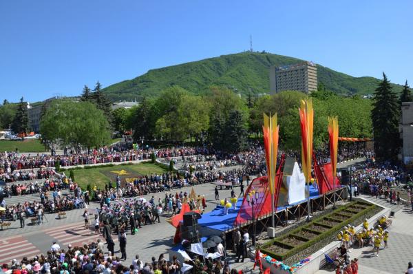 В Пятигорске на время праздничных мероприятий, посвященных Дню Победы, ограничат движение
